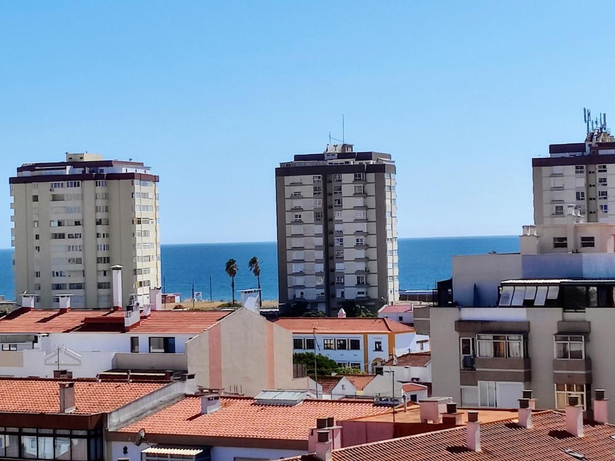 Lovely Lisboa Costa Da Caparica Seaview Apartment Exteriör bild