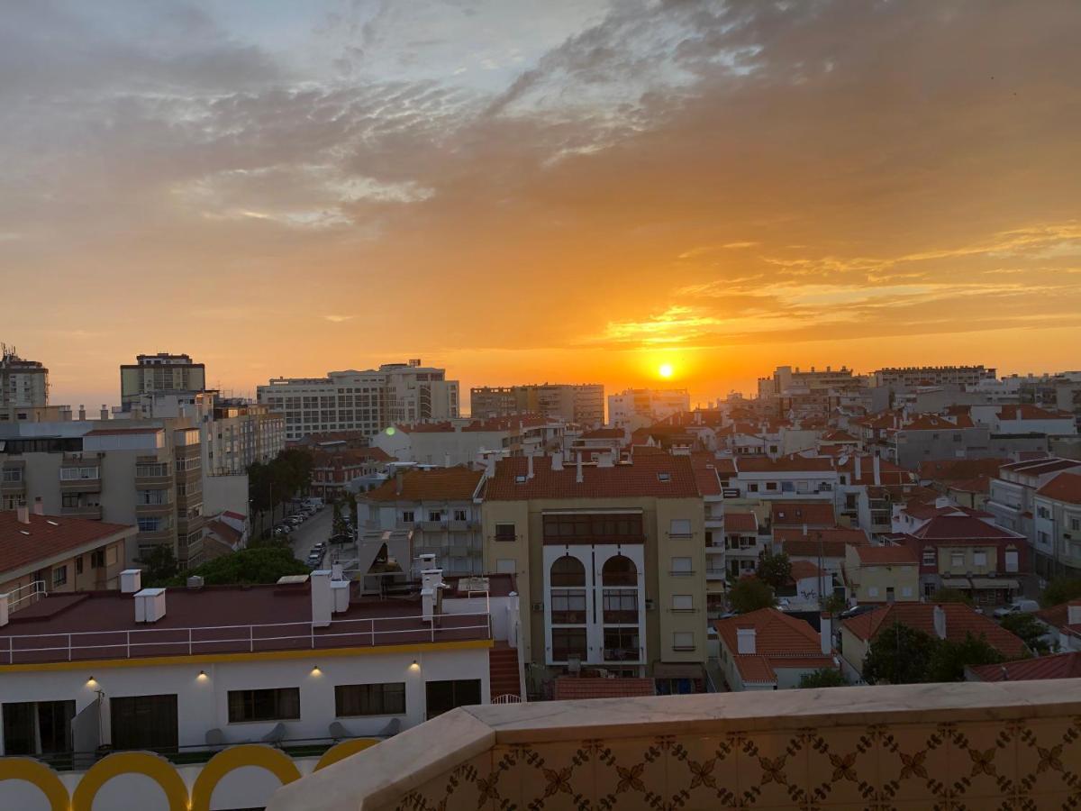 Lovely Lisboa Costa Da Caparica Seaview Apartment Exteriör bild